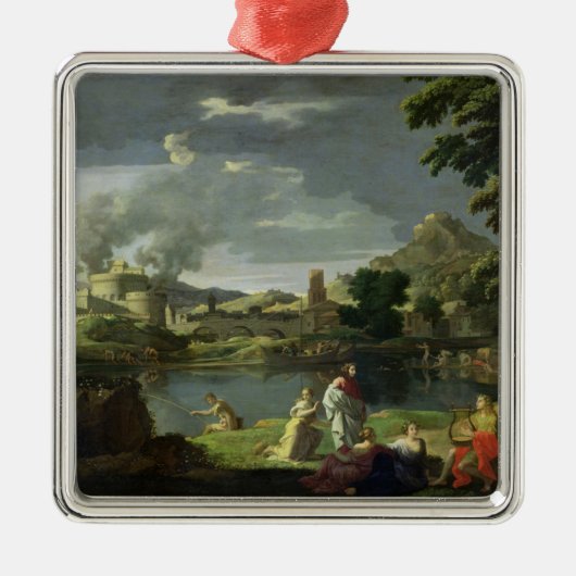 Orpheus und Eurydike 2 Ornament Aus Metall (Vorne)