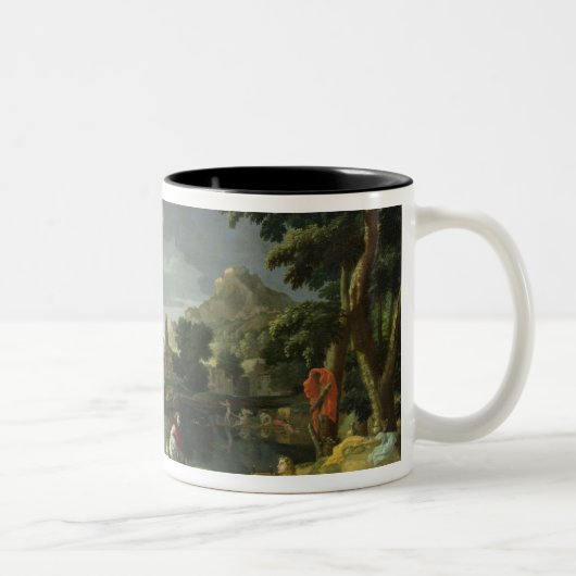 Orpheus und Eurydike 2 Zweifarbige Tasse (Rechts)