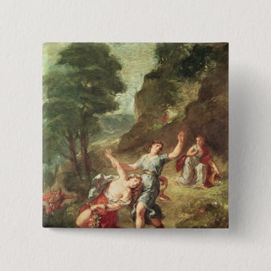 Orpheus und Eurydike, Frühling Button (Vorderseite)