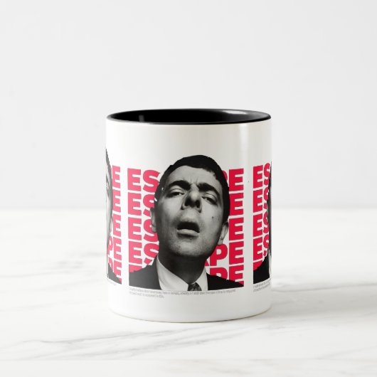 Orphic Bean Escape Design Zweifarbige Tasse (Mittel)