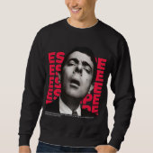 Orphisches Mr. Bean Escape Design - motivierend Zi Sweatshirt (Vorderseite)
