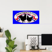 Orpington-Club-Logo Poster (Heimbüro)
