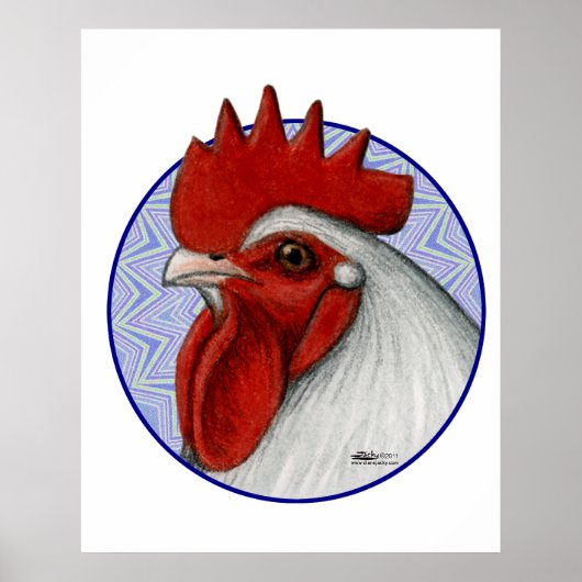 Orpington Head Circle Poster (Vorne)