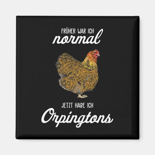 Orpington-Huhn I Huhn Ei Erel Magnet (Vorne)