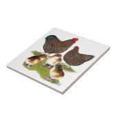 Orpington Jubilee Chicken Family Fliese (Seite)
