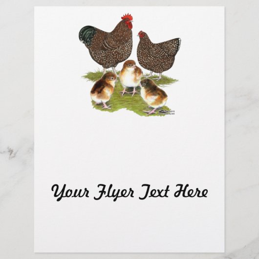 Orpington Jubilee Chicken Family Flyer (Vorne)