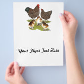 Orpington Jubilee Chicken Family Flyer (Hand)