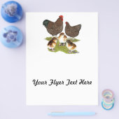 Orpington Jubilee Chicken Family Flyer (Einzeln)