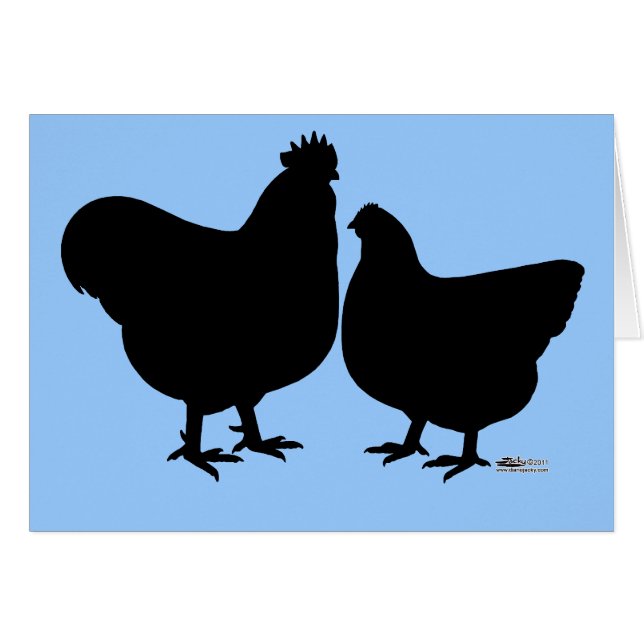 Orpington-Silhouette (Vorderseite (Horizontal))