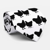 Orpington-Silhouette Krawatte (Gerollt)