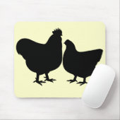 Orpington-Silhouette Mousepad (Mit Mouse)
