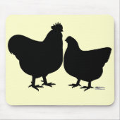 Orpington-Silhouette Mousepad (Vorne)