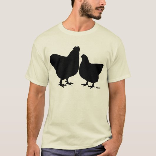 Orpington-Silhouette T-Shirt (Vorderseite)