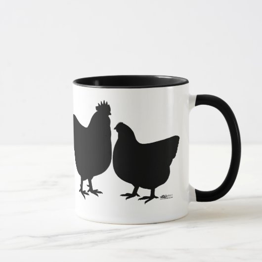 Orpington-Silhouette Tasse (Rechts)