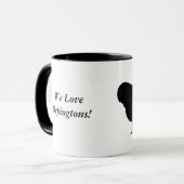 Orpington-Silhouette Tasse (Vorderseite Links)