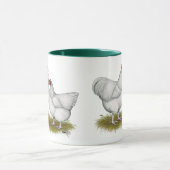 Orpington: Weiße Paare Tasse (Zentrum)