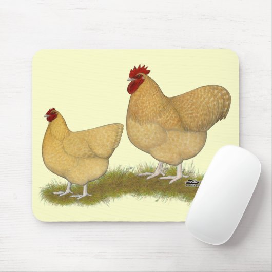 Orpingtons Lemon Cuckoo Mousepad (Mit Mouse)