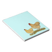 Orpingtons Lemon Cuckoo Notizblock (angewinkelt)