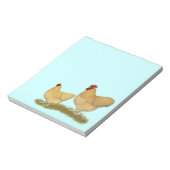 Orpingtons Lemon Cuckoo Notizblock (Rotiert)