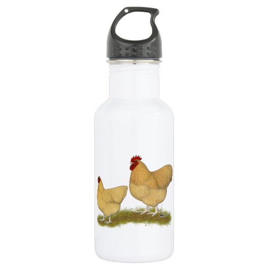 Orpingtons Lemon Cuckoo Trinkflasche (Vorderseite)