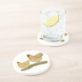 Orpingtons Lemon Cuckoo Untersetzer (Seite)