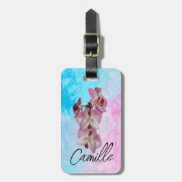 Orquídea, belleza en cada viaje, personalizado gepäckanhänger