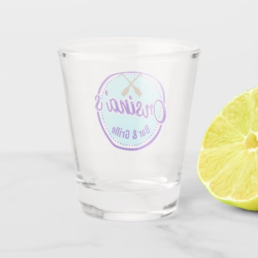 Orsina-Shotglass Schnapsglas (Rückseite)