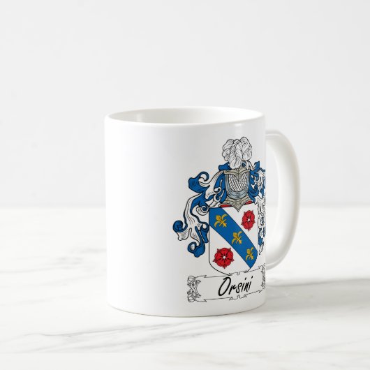 Orsini Familienwappen Kaffeetasse (VorderseiteRechts)