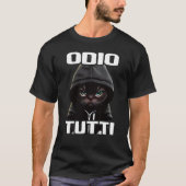 Orso Divertente Regalo I Hasse Menschen I Odio Tut T-Shirt (Vorderseite)