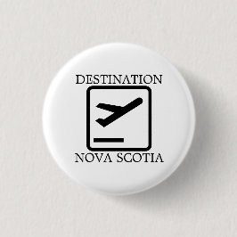 Ort an der Ostküste Nova Scotia Button