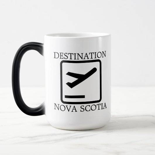 Ort an der Ostküste Nova Scotia Tasse (Links)