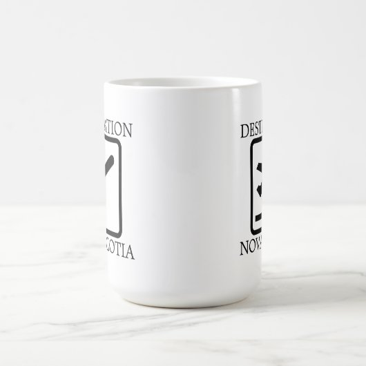 Ort an der Ostküste Nova Scotia Tasse (Zentrum)