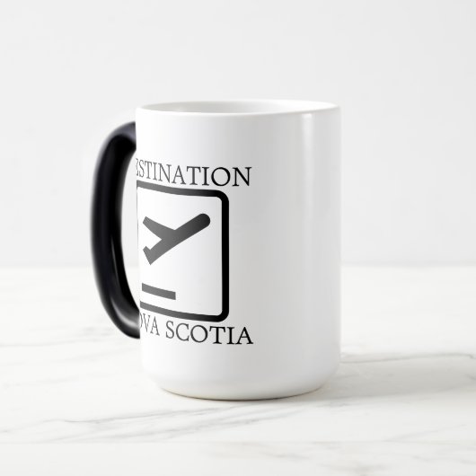 Ort an der Ostküste Nova Scotia Tasse (Vorderseite Links)