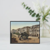 Ort de la republique, Algier, Algerien, Klassiker  Postkarte (Stehend Vorderseite)