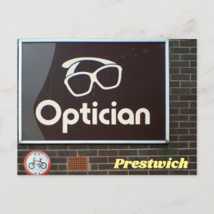 Ort der Augen Postkarte