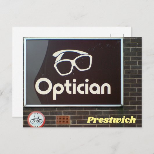 Ort der Augen Postkarte (Vorne/Hinten)