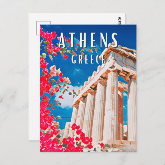 Ort der griechischen Mythologie Postkarte (Vorne/Hinten)