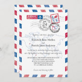 Ort der Hochzeit Einladung (Vorne/Hinten)