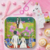 Ort der Hochzeitsfeier Pappteller (Party)