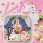 Ort der Hochzeitsfeier Pappteller (Party)