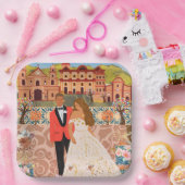 Ort der Hochzeitsfeier Pappteller (Party)