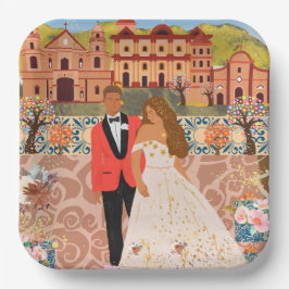 Ort der Hochzeitsfeier Pappteller