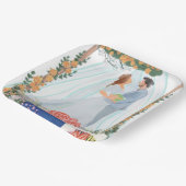 Ort der Hochzeitsfeier Pappteller (Gewinkelt)