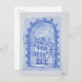 Ort der Vogesen| Marais, Paris, Frankreich Postkarte (Vorne/Hinten)