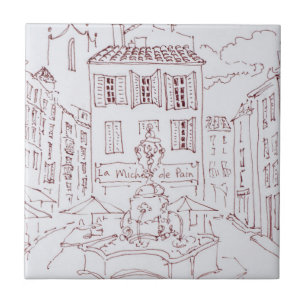 Ort des Tanneurs  Aix en Provence, Frankreich Fliese