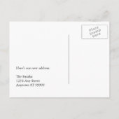 Ort für das Boot Sonnige Änderung der Adresse Ankündigungspostkarte (Rückseite)