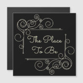 Ort Magnetkarte (Vorne/Hinten)