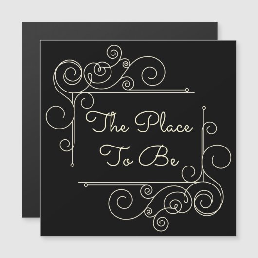 Ort Magnetkarte (Vorne/Hinten)