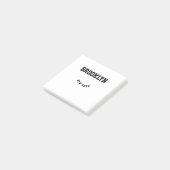 Ort und Staat Post-it Klebezettel (angewinkelt)