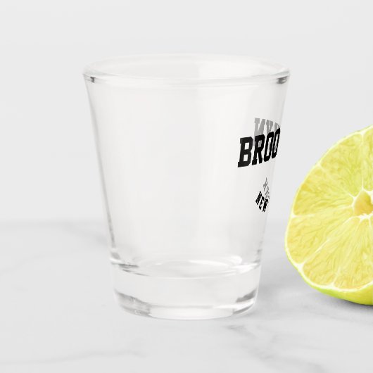 Ort und Staat Schnapsglas (Links)